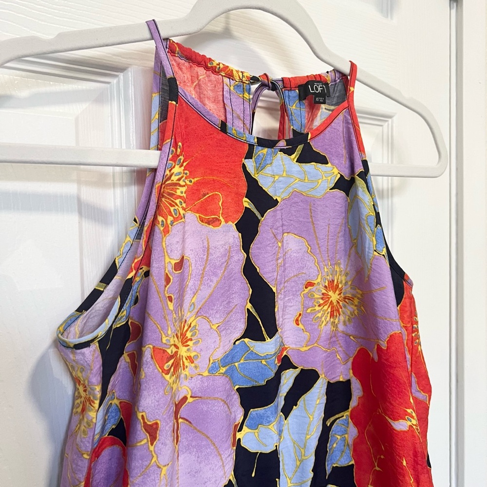 Ann Taylor LOFT Full Bloom Tropical Romper 🌺 - Picture 4 of 7